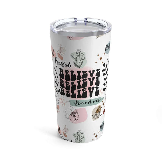 Custom,Daily Reminder, Boho flowers, mom Gift, Custom, Friend Gift, Sister Gift, Tumbler 20oz(N) - MaribelaShop2