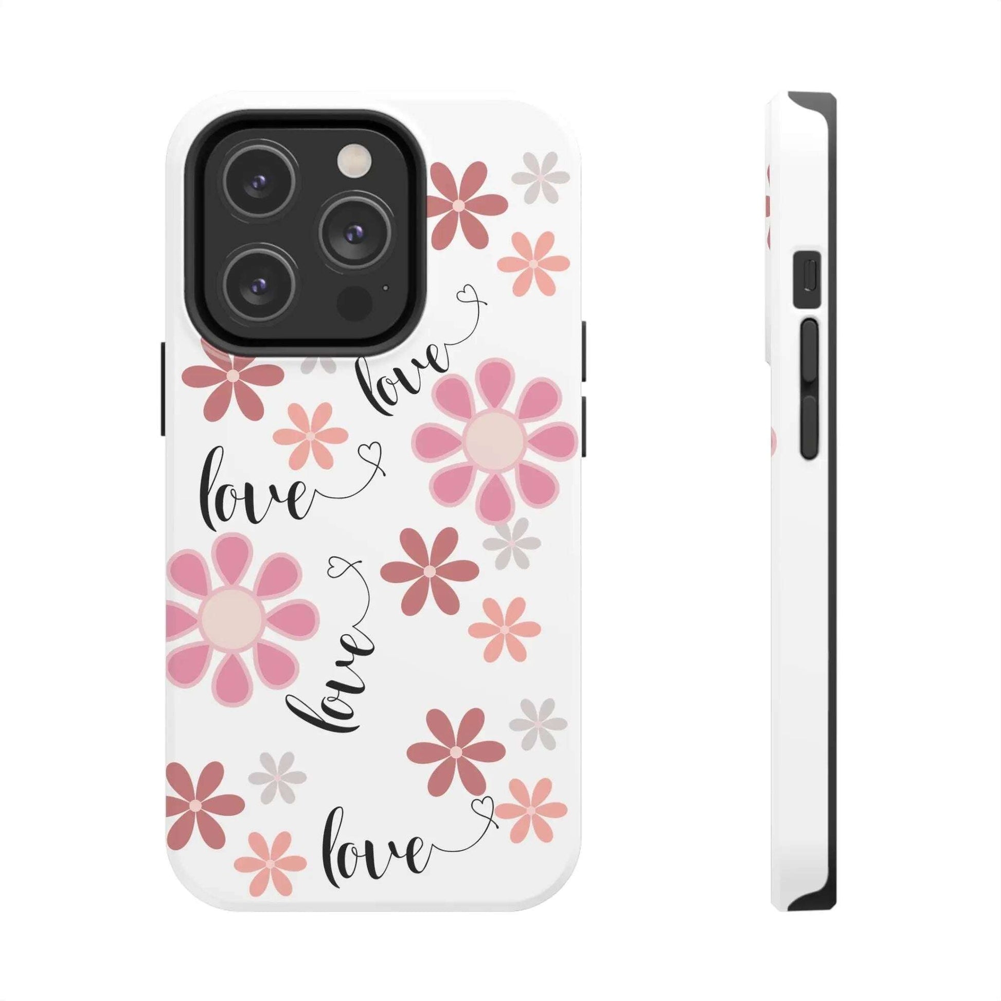 Custom Floral Design/ Tough Phone Cases - MaribelaShop2