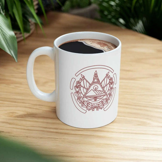 Custom mug El Salvador design,Personalized, Gift For Mom, Ceramic Mug, 11Oz - MaribelaShop2