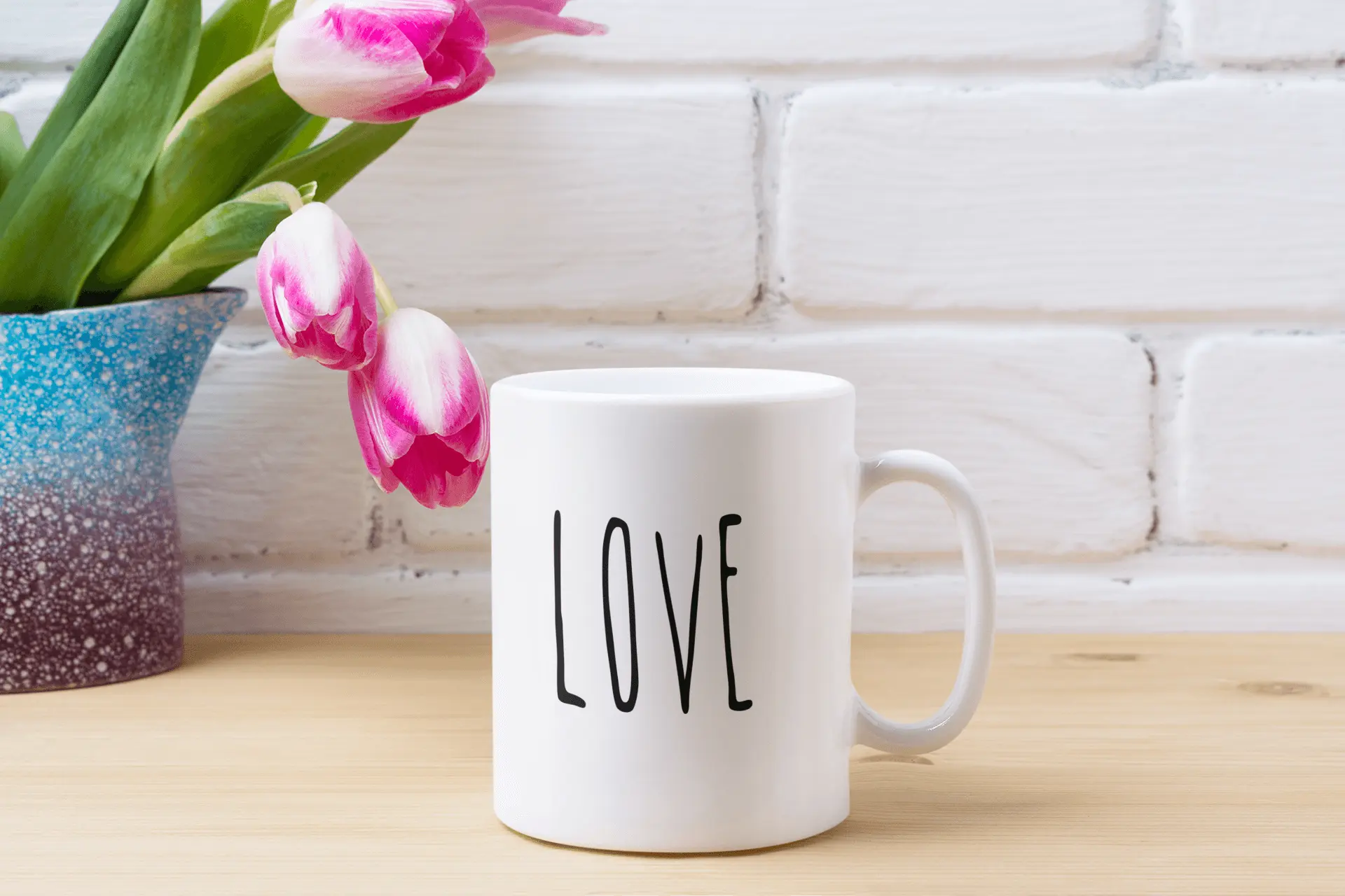 Custom Mug Love Design , Positive Inspirational Mug, Gift For Wife,Special Gift For Mom, Birthday Gift Ceramic Mug 11oz - MaribelaShop2