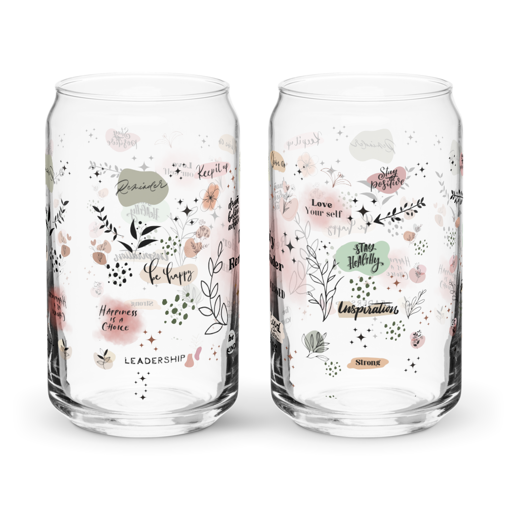 Daily Reminder Tumbler Glass,Gift Ideas, Gift For Mom - MaribelaShop2