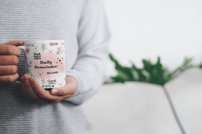 Daily Reminder Mug, Affirmation mug, Self Love Mug, Positive Vibes Mug,Inspirational Saying Ceramic Mug, 11oz - MaribelaShop2