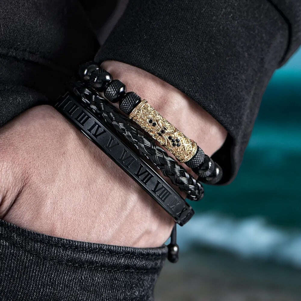 Men’s Roman Number Europe Fashion Jewelry/ FREE SHIPPING - MaribelaShop2