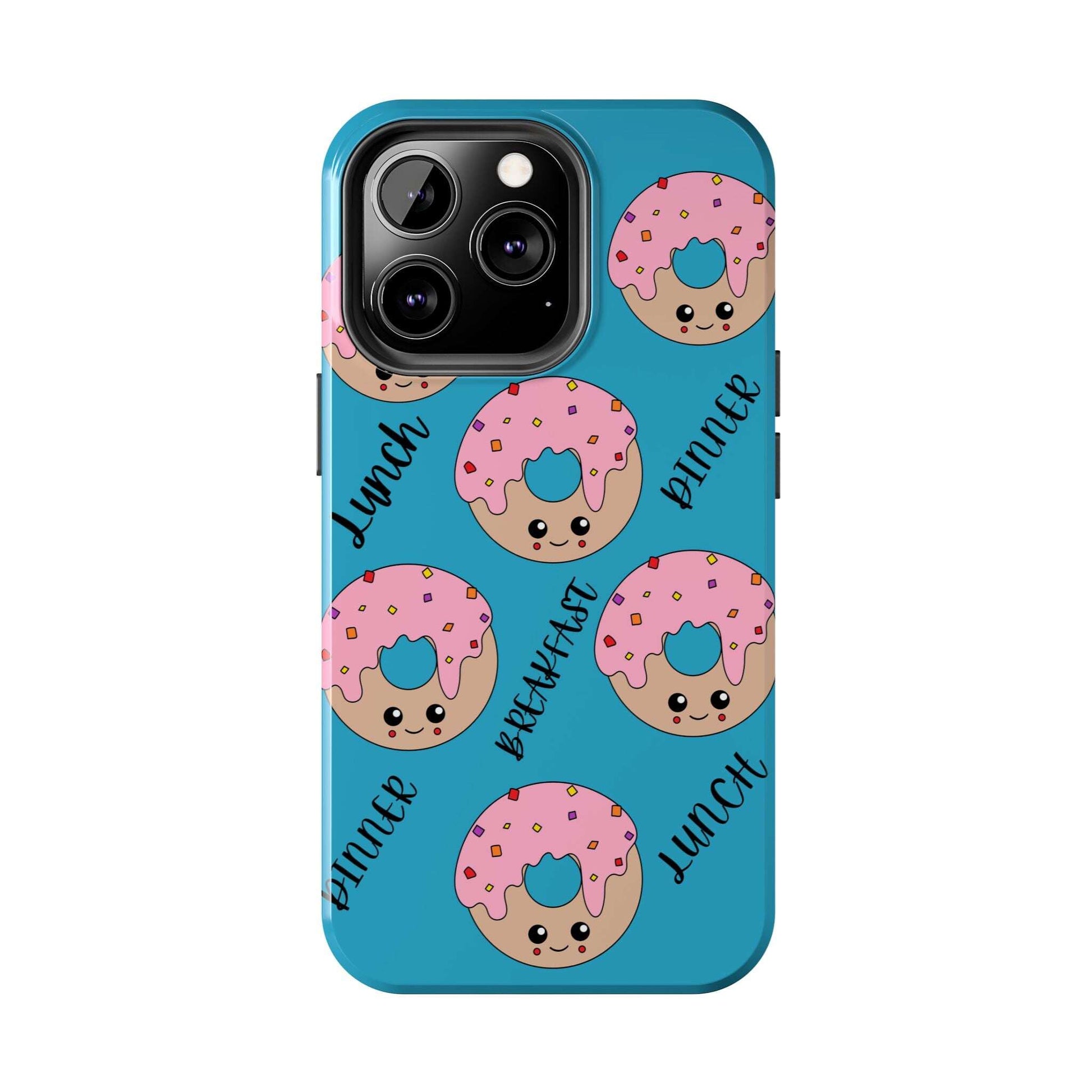 Pink Donut Tough Phone Cases - MaribelaShop2