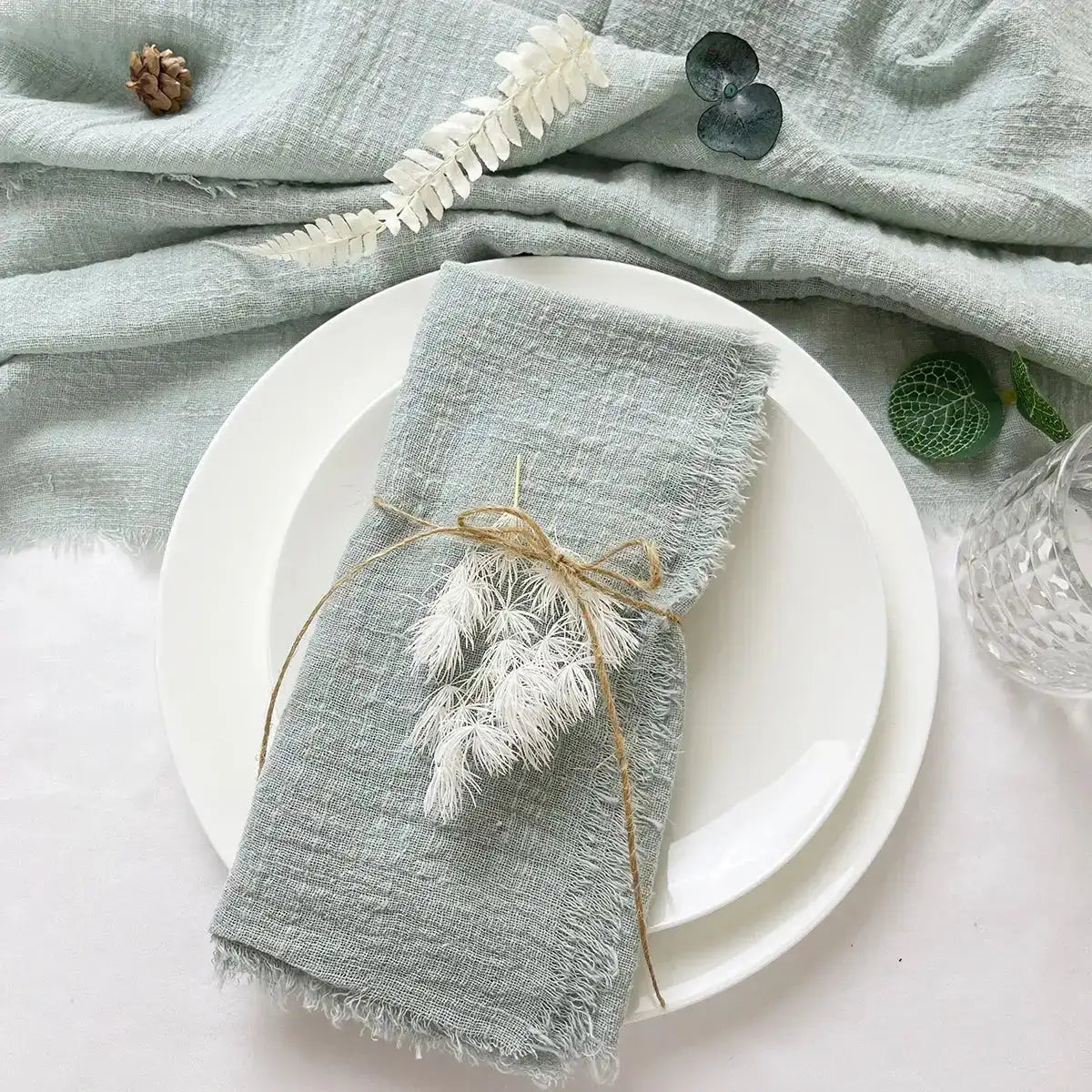 Pink Gauze Cotton Napkin,Table Decorative,Party Cloth Napkin, - MaribelaShop2