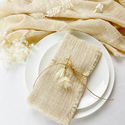 Pink Gauze Cotton Napkin,Table Decorative,Party Cloth Napkin, - MaribelaShop2