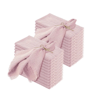 Pink Gauze Cotton Napkin,Table Decorative,Party Cloth Napkin, - MaribelaShop2