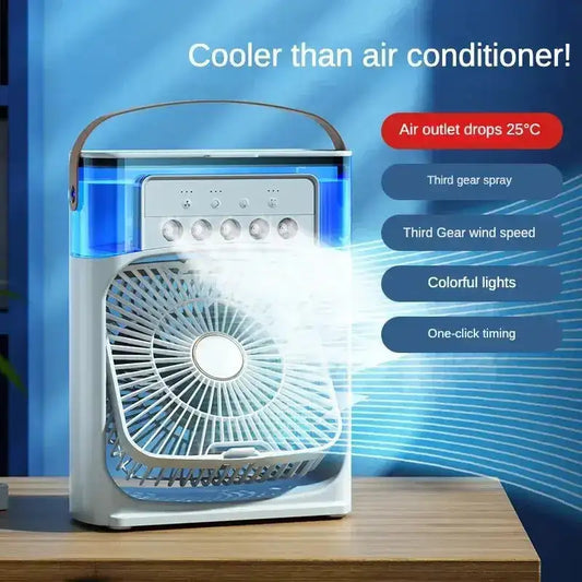 Portable Humidifier Air Cooler, Three-Speed Fa Settings For Customizable Comfort. - MaribelaShop2