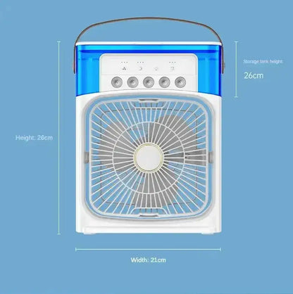 Portable Humidifier Air Cooler, Three-Speed Fa Settings For Customizable Comfort. - MaribelaShop2