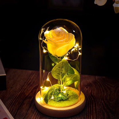Simulated Rose Birthday Gift Couple Lottery - MaribelaShop2
