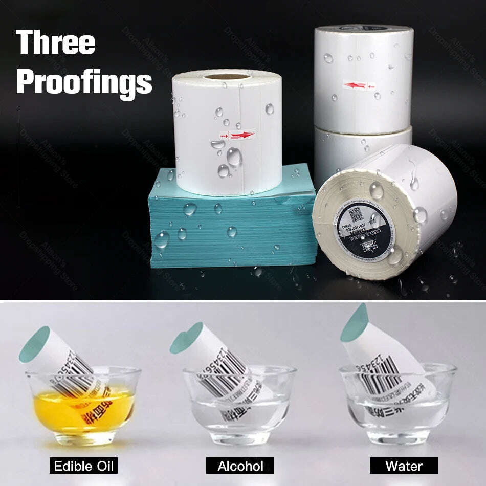 Thermal Label Paper Stand Sticker Rolls - MaribelaShop2