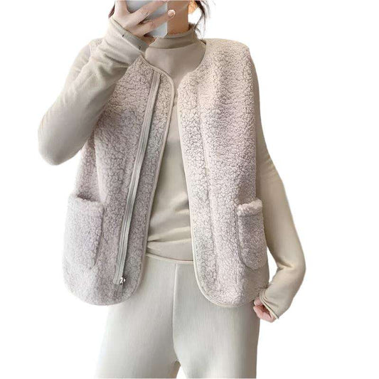 Women Autumn And Winter Cashmere Vest - MaribelaShop2
