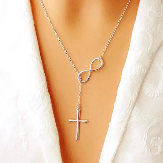 Women Infinity Love Necklace ( FREE SHIPPING) - MaribelaShop2