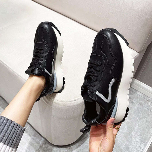 Women Mesh Breathable Casual Sports Shoes Korean Style Trendy Shoes - MaribelaShop2