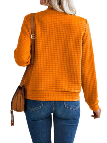 Women Zip Up Long Sleeve Jacket,Gift For Mother,Christmas Gift - MaribelaShop2