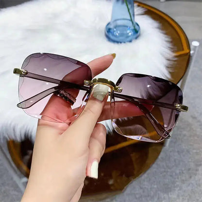 Borderless Square Sunglasses for Women - MaribelaShop2